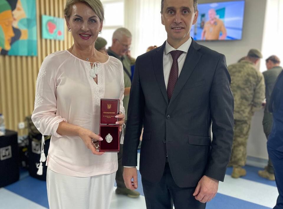 Указом Президента України, завідувачки відділенням КНП"ОКПД" Наталії Клименко присвоєно високе звання "Заслужений лікар України"