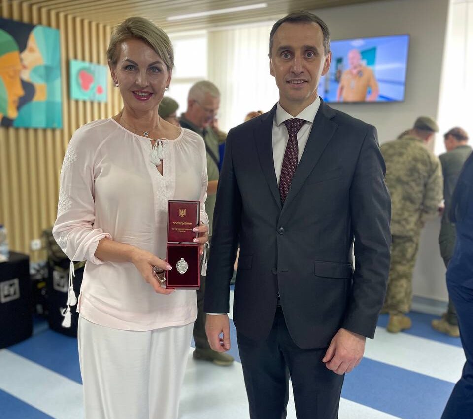 Указом Президента України, завідувачки відділенням КНП"ОКПД" Наталії Клименко присвоєно високе звання "Заслужений лікар України"